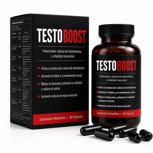 TESTOBOOST® - Recuperá tu testosterona, energía y libido naturalmente
