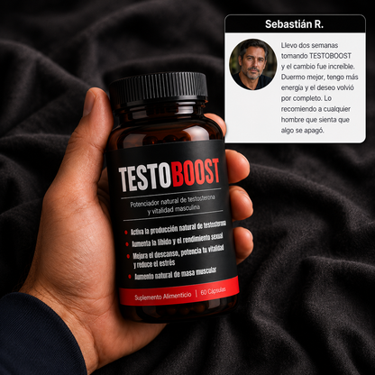 TESTOBOOST® - Recuperá tu testosterona, energía y libido naturalmente